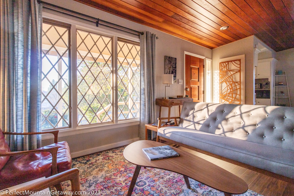 Sip your morning coffee while the rising sun streams in through this beautiful vintage window.